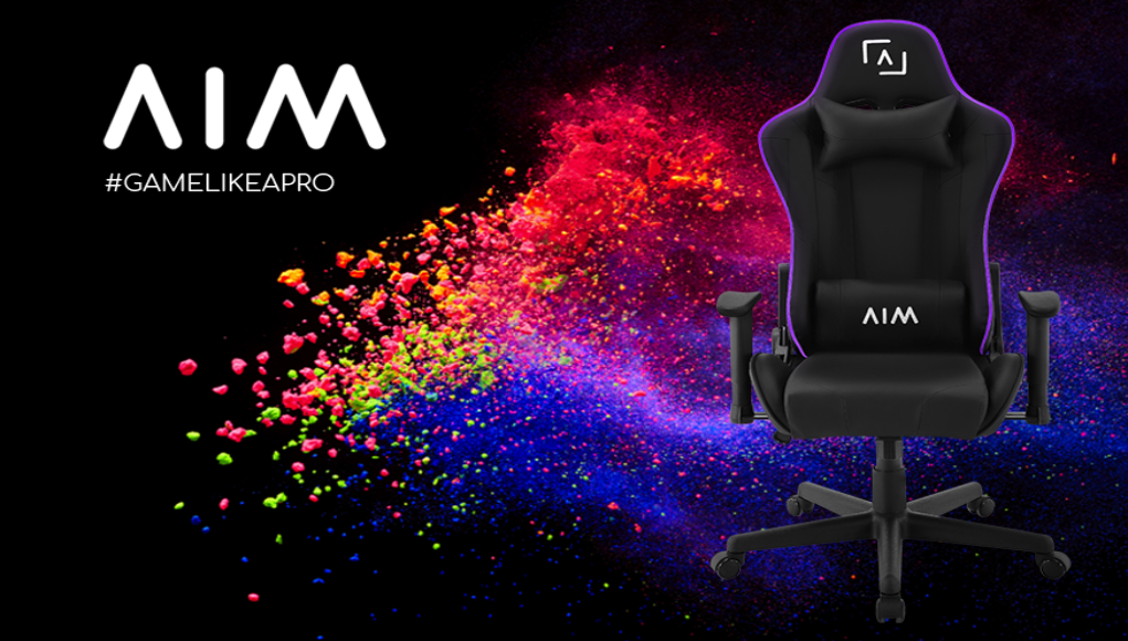 AIM E-SPORT RGB gaming chair FACE GLOBAL