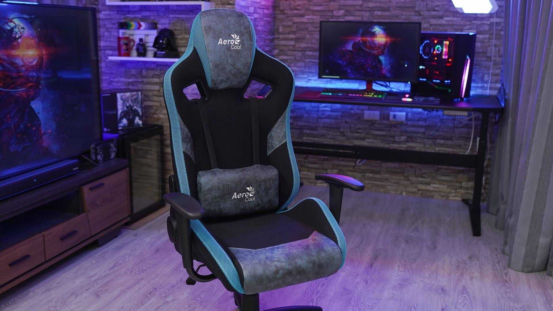 AeroCool COUNT Bleu gaming chair photo