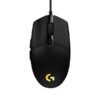 Logitech G203 maroc LightSync Noir