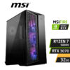 MSIFIRE RYZEN 7 5800x 32GB Nvidia RTX 3070