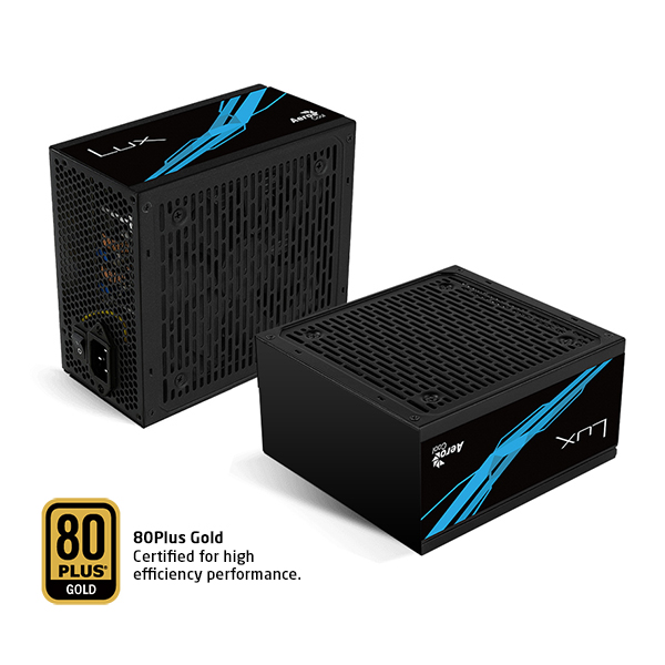 Fuente Alimentación PC 1000W, Aerocool LUX1000, 80 Plus Gold 90%+ Efic,  APFC - Fuente de alimentación - Los mejores precios