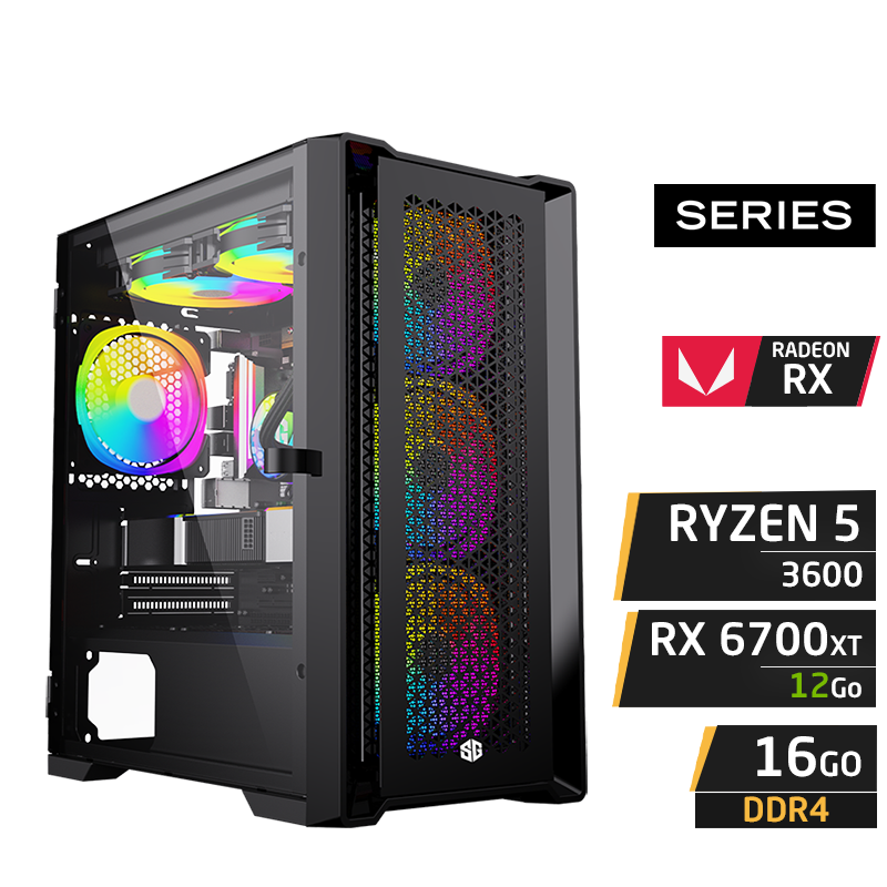 高性能ゲーミングPC Ryzen7 5700X RX6700XT ゲーミングPC RYZEN7 5700X