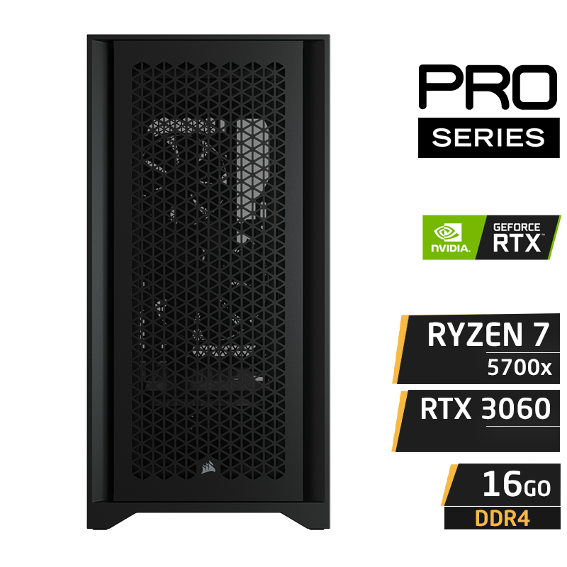 WARBIRD X7 PRO RYZEN 7 5700x 16Go RTX 3060 12G