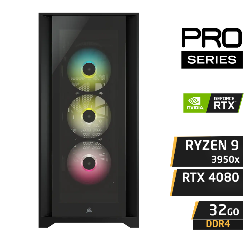 WARBIRD X9 PRO RYZEN 9 3950X 32GB RTX 4080 16GB