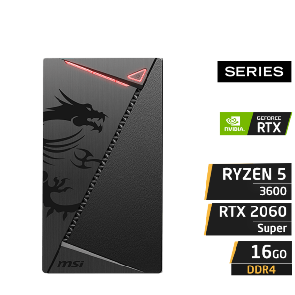 PC Gamer Maroc FIREBIRD F5 Ryzen 5 3600 16GB Nvidia RTX 2060 8G