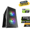 PC Gamer FIREBIRD F5 Ryzen 5 3600 16GB Nvidia RTX 3050