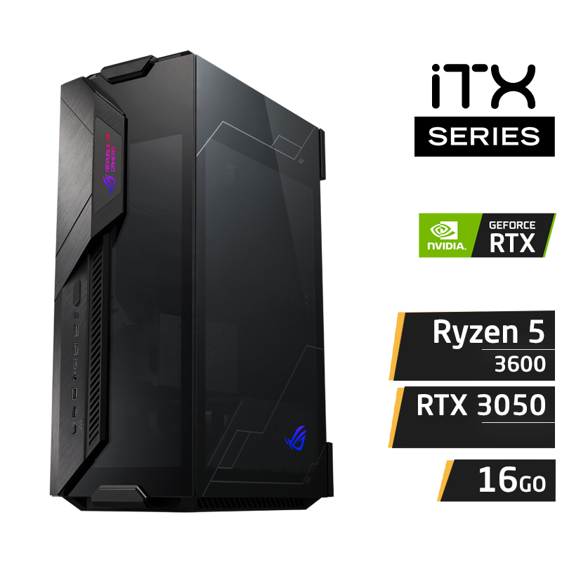 WARBIRD Mini Ryzen 5 3600 16Go Nvidia RTX 3050 8G