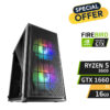 FIREBIRD F5 Ryzen 5 3600 16GB Nvidia GTX 1660 Ti 6G