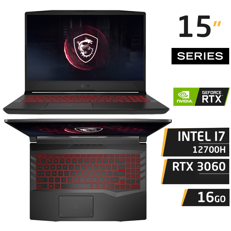 MSI Pulse GL66 12UEK i7-12700H 16GB 1TB Gen 4 RTX 3060 6GB Titanium Gray