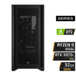 PC GAMER WARBIRD X9 PRO – R9 9950x / RTX3070TI / 32Go / 1To