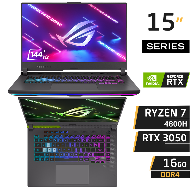 ASUS G513 AMD Ryzen 7 R7-4800H 15 16GB 512GB RTX 3050 4GB