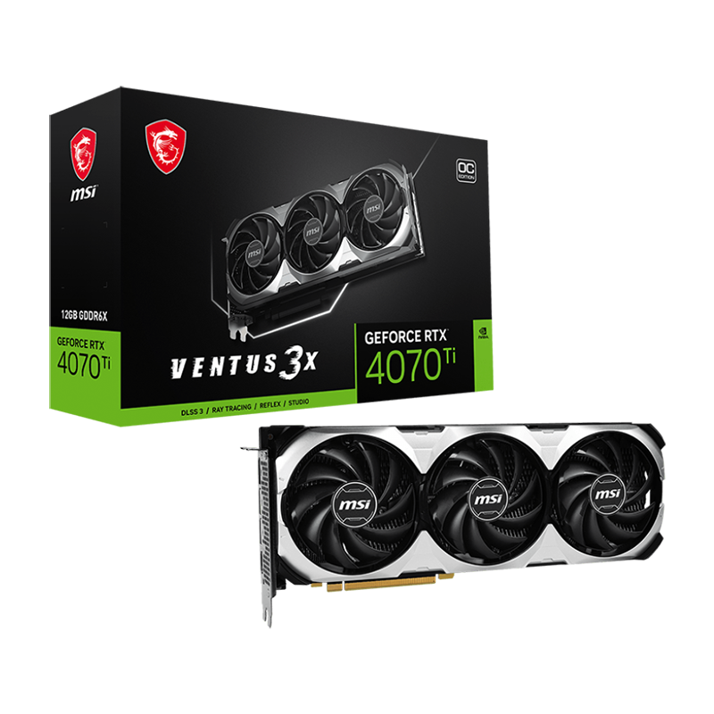 MSI GeForce RTX 4070 Ti VENTUS 3X 12G OC