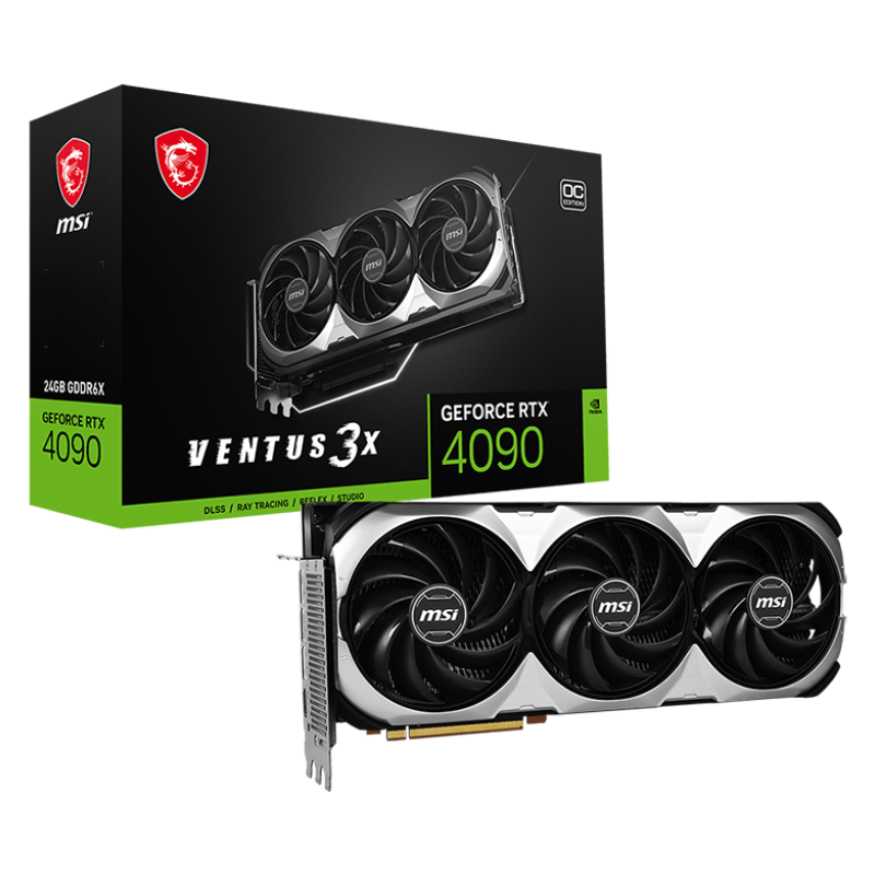 MSI GeForce RTX 4090 VENTUS 3X OC 24GB GDDR6X DLSS3