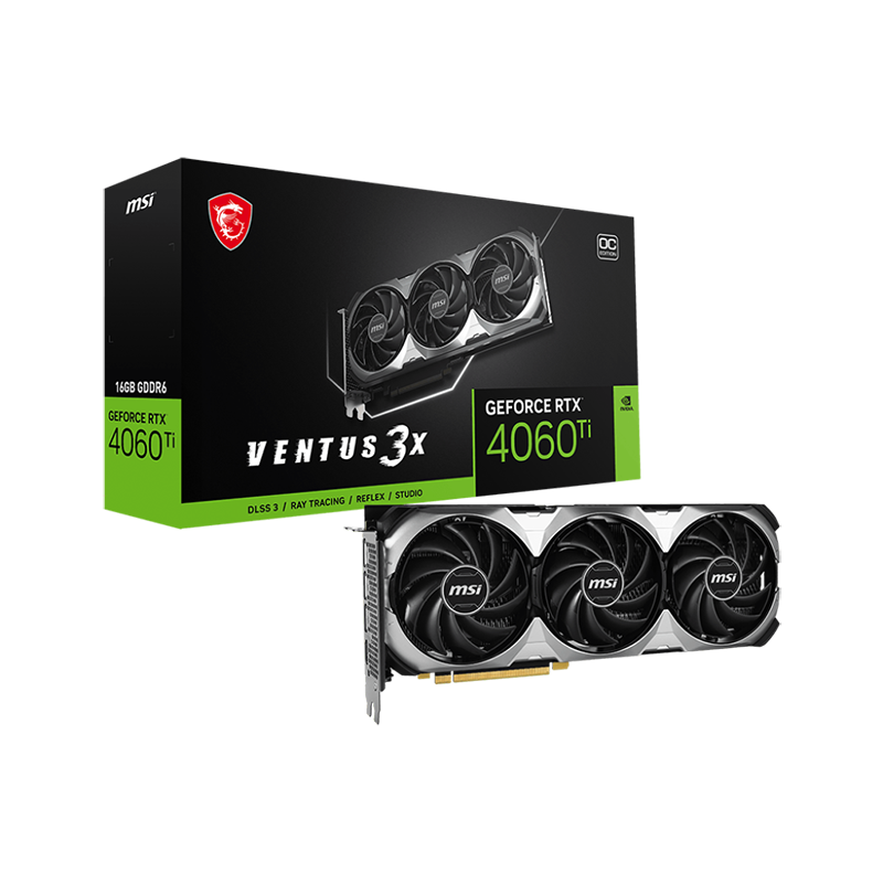 MSI GeForce RTX 4060Ti VENTUS 3X BLACK 16G OC