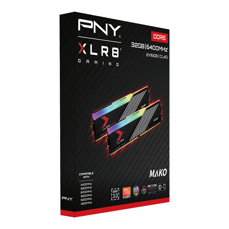 Pny XLR8 Gaming DDR5 RGB 6400MHz CL40