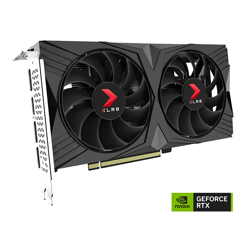 PNY GeForce RTX 4060 8GB XLR8 Gaming VERTO Overclocked Dual Fan DLSS 3