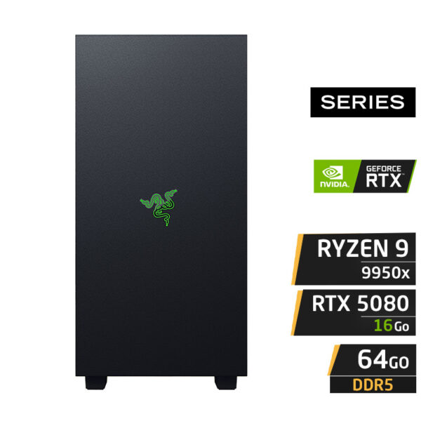 PC GAMER WARBIRD X9 PRO Ultime | Ryzen 9 9950X / RTX 5080 / 64Go / 1To SSD
