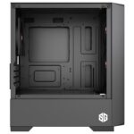 Boîtier PC SG WOOD MINI 4 FAN NOIR | Micro ATX avec 4 Ventilateurs & Verre Trempé