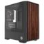 Boîtier PC SG WOOD MINI 4 FAN NOIR | Micro ATX avec 4 Ventilateurs & Verre Trempé