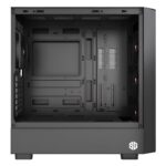 Boîtier PC SG WOOD 4 FAN NOIR | Boîtier Moyen Tour avec 4 Ventilateurs & Verre Trempé