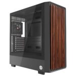 Boîtier PC SG WOOD 4 FAN NOIR | Boîtier Moyen Tour avec 4 Ventilateurs & Verre Trempé