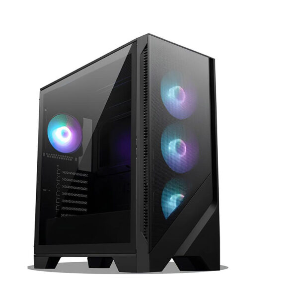 Boîtier PC MSI MAG FORGE 320R AIRFLOW | Moyen Tour avec 4 Ventilateurs ARGB