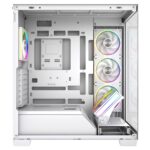 Boîtier PC SG NV7 BLANC | Boîtier Moyen Tour avec 5 Ventilateurs ARGB & Verre Trempé
