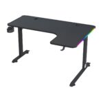 Bureau Gamer SG SGD-L180 RIGHT NOIR RGB | Bureau en L Éclairage LED Noir