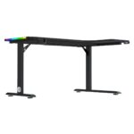 Bureau Gamer SG SGD-L180 RIGHT NOIR RGB | Bureau en L Éclairage LED Noir