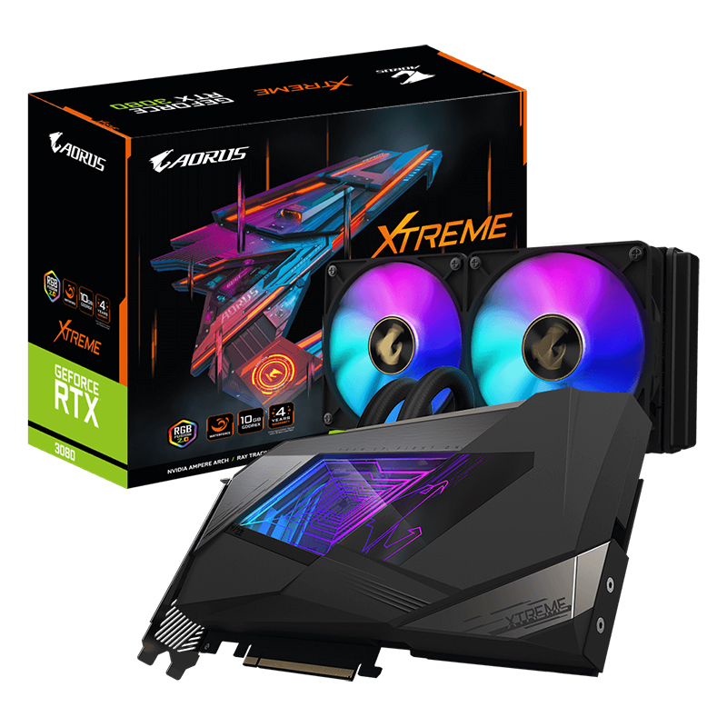 AORUS GeForce RTX 3080 XTREME WATERFORCE 10G au maroc AORUS GeForce RTX 3080 XTREME WATERFORCE 10G – Image 1