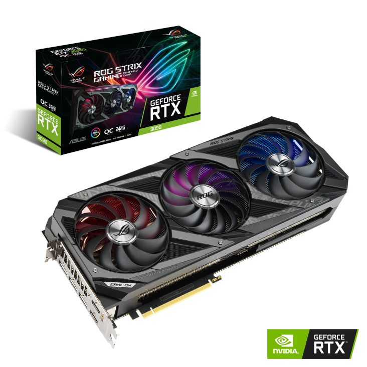 ASUS ROG STRIX RTX 3090 O24G GAMING ASUS ROG STRIX GeForce RTX 3090 O24G – Image 1