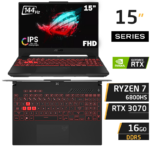 ASUS TUF Dash A15 R7-6800H 16Go DDR5 512Go RTX 3070 8GB