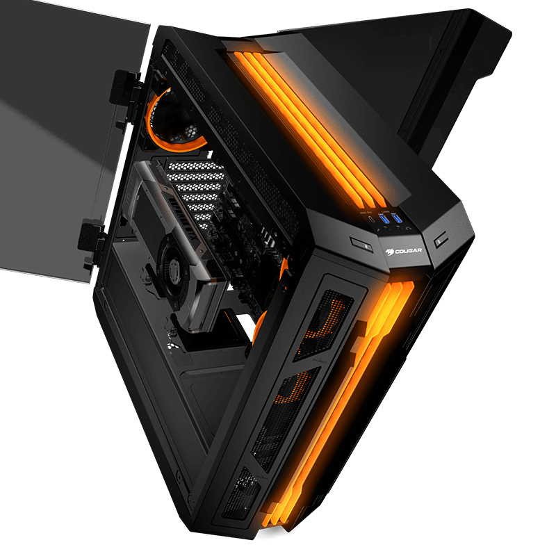 COUGAR GEMINI T PRO WARBIRD X – Ryzen 9950X | 64 Go | RTX 5080 16 Go | 1 To NVMe – Image 1