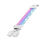 Câble Extension Dual 8PIN RGB Striped White