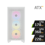 Corsair 3000D RGB AIRFLOW  (White)