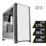 Corsair 4000D TG (Blanc)