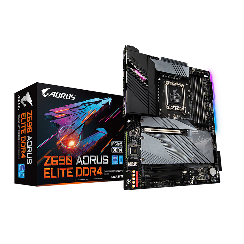 Gigabyte Z690 AORUS ELITE DDR4 Gigabyte Z690 AORUS ELITE DDR4 (rev. 1.0) – Image 1