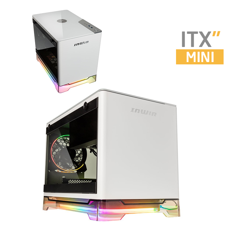 In Win A1 Plus Blanc Maroc In Win A1 Plus Blanc (Mini-ITX) + InWin 650W PSU Gold (Incluts) – Image 1