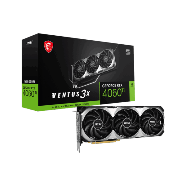 MSI GeForce RTX 4060 Ti VENTUS 3X BLACK 16G OC