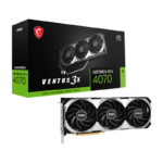 MSI GeForce RTX 4070 VENTUS 3X OC 12GB GDDR6X DLSS3