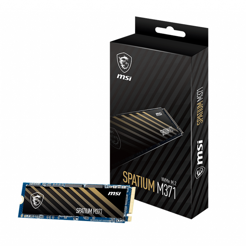 MSI SPATIUM M371 NVMe M.2 500Go MSI SPATIUM M371 NVMe M.2 500Go – Image 1