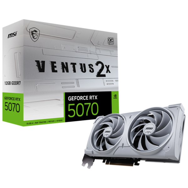 MSI RTX 5070 12G VENTUS 2X OC WHITE