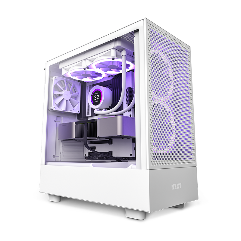 NZXT-H5-Flow-Mid-Tower-Airflow-WHITE-IIIIIIII NZXT H5 Flow Mid-Tower Airflow (White) – Image 1