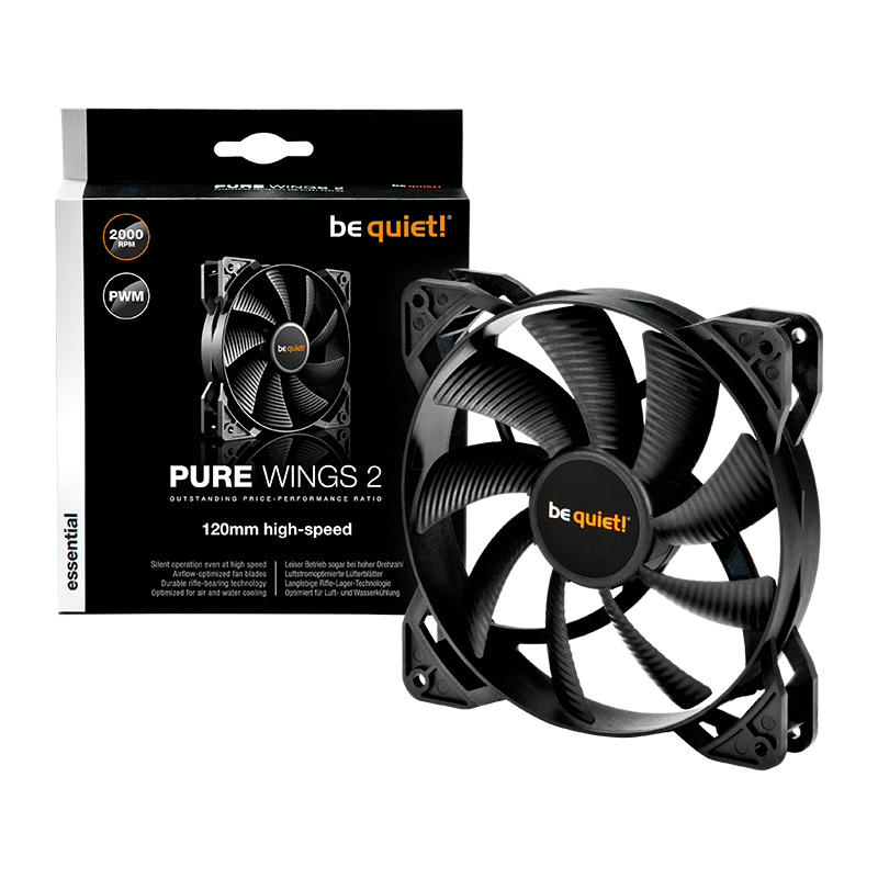 Pure Wings 2 Be Quiet! Pure Wings 2 120mm PWM HIGH SPEED (BL081) – Image 1