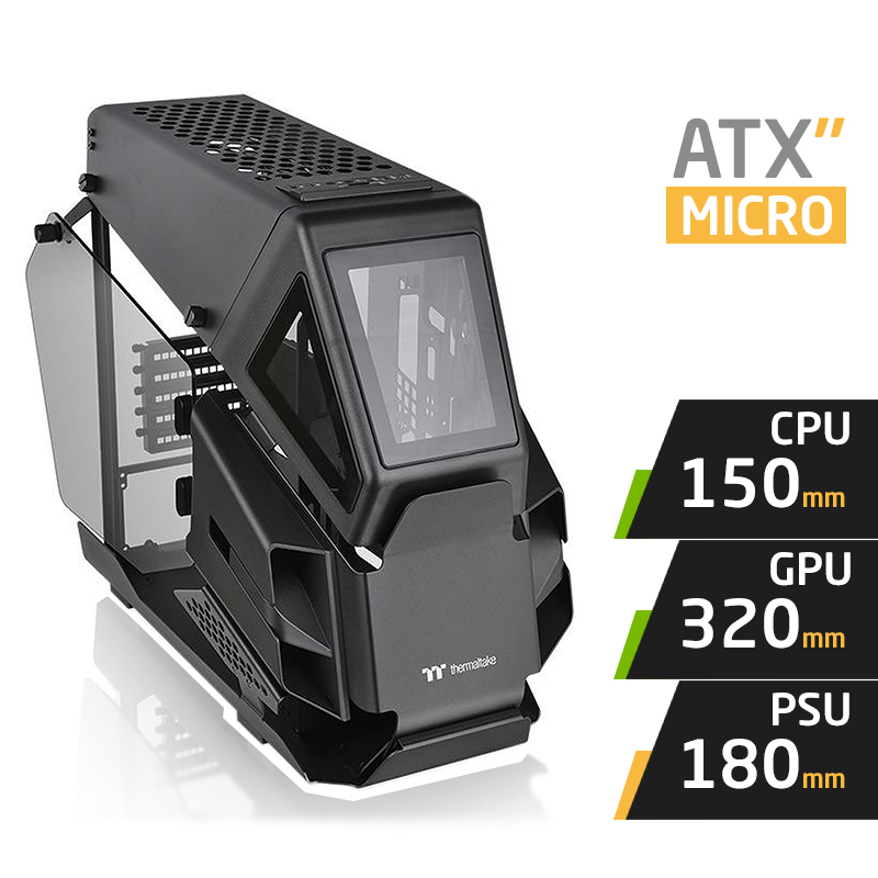 Thermaltake AH T200 Maroc Noir Thermaltake AH T200 Noir – Image 1