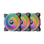 Thermaltake Riing Quad 12 RGB Radiator Fan TT Premium Édition (Black)