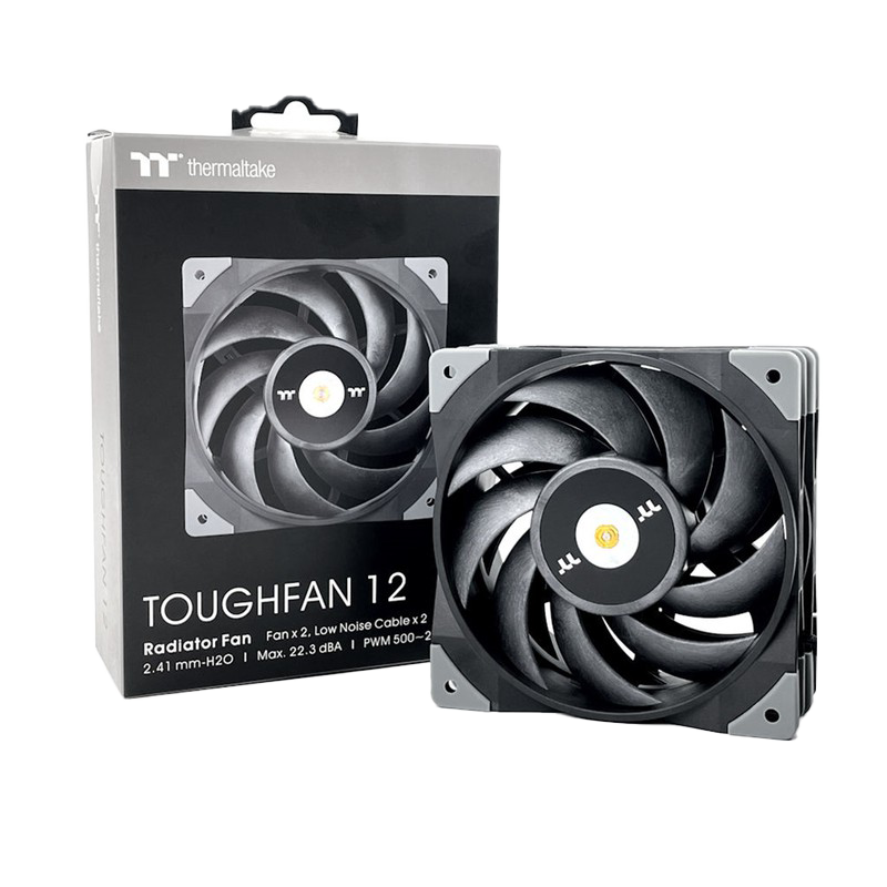 Thermaltake TOUGHFAN 12 Thermaltake TOUGHFAN 12 120mm PWM high-speed (2000/Rpm) – Image 1