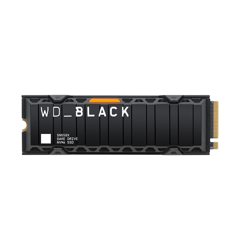 WD Black SN850x 1To With Heatsink WD Black SN850x M.2 PCIe 4.0 NVMe 1To With Heatsink (Ps5 Ready) – Image 1