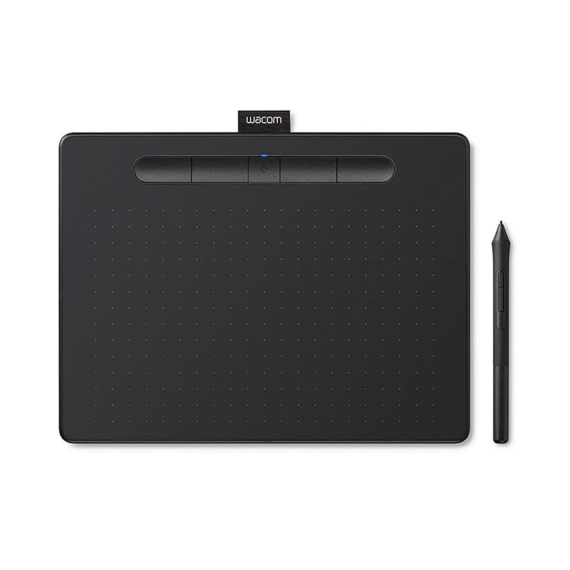 Wacom Intuos Medium Bluetooth noir CTL-6100WLK-S Wacom Intuos Medium Bluetooth - Black – Image 1