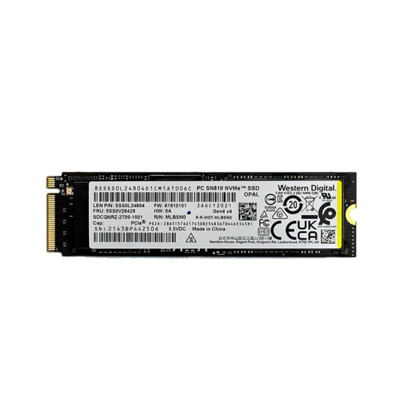 Westen Digital SN810 1 To M.2 NVMe PCIe 4.0